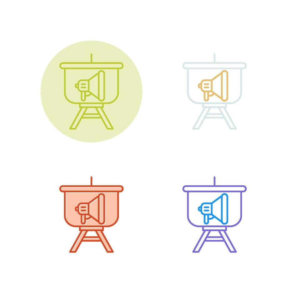 Marketing Presentation Vector Icon