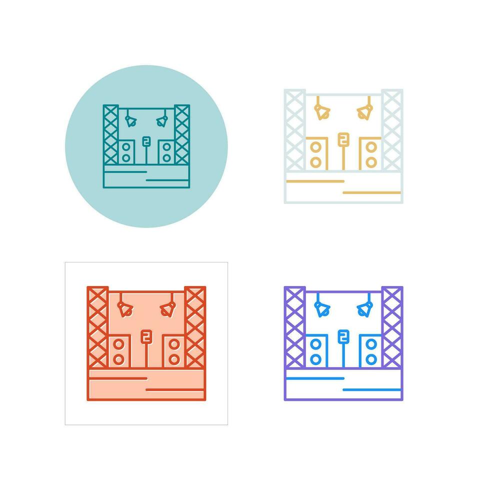 Stage Vector Icon