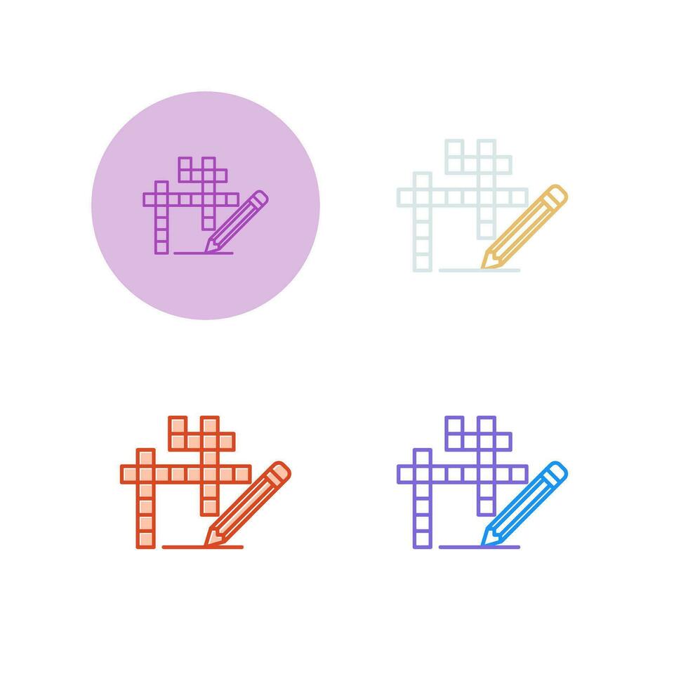 Crossword Vector Icon