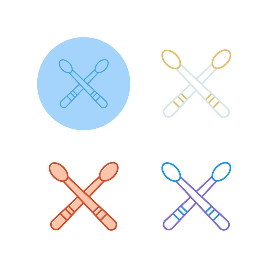 Drumsticks Vector Icon