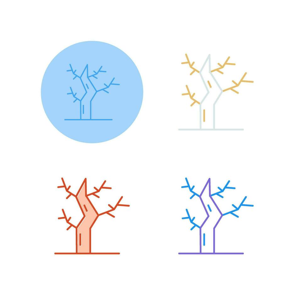 Dry Tree Vector Icon