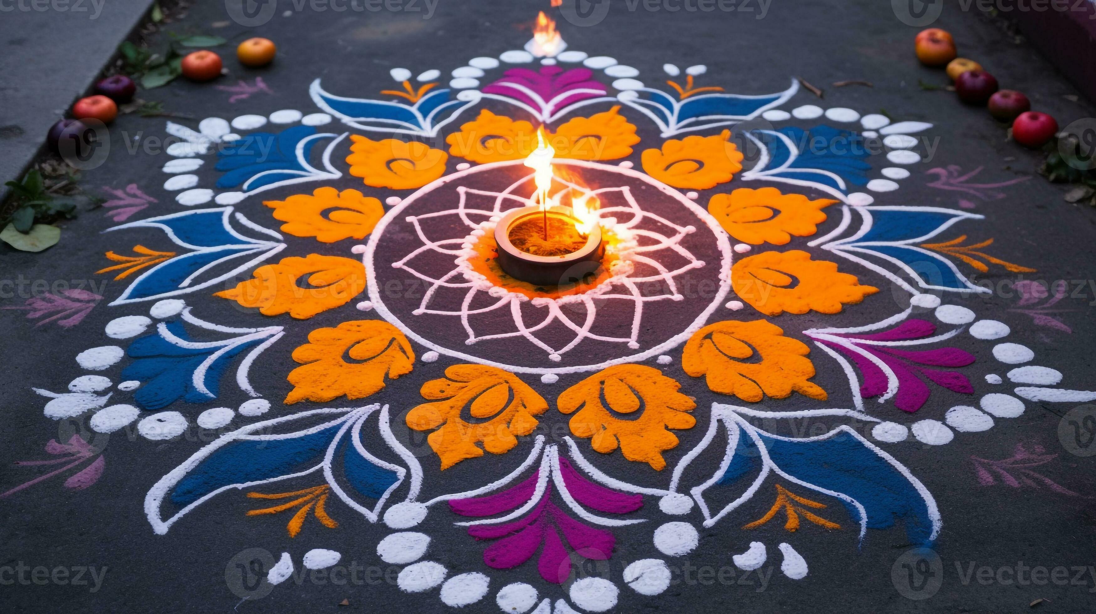 819 Rangoli Colors Diwali Stock Photos, High-Res Pictures, and Images -  Getty Images