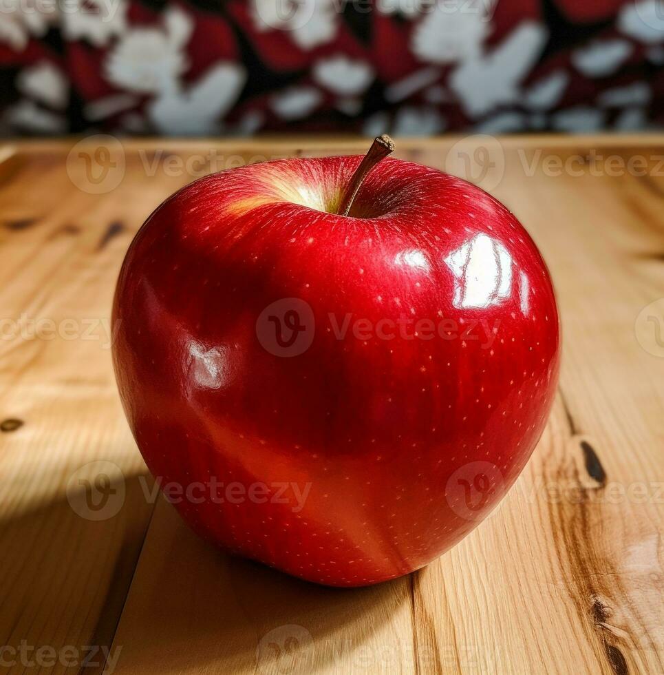 A close-up shot of a single apple, world food day images photo