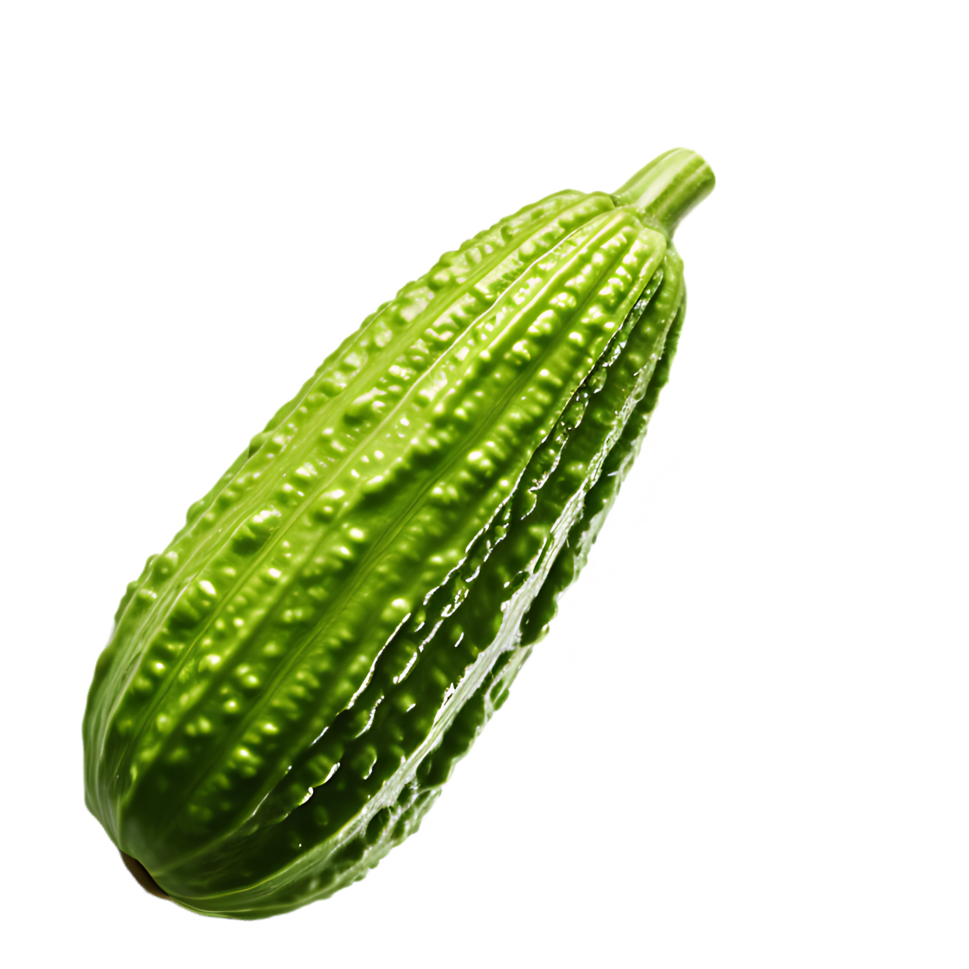 bitter melon on white background 28828303 PNG
