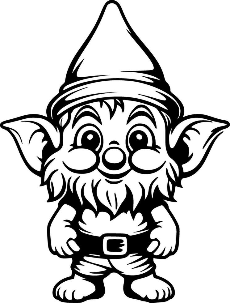 Cute Gnome Vector Illustration