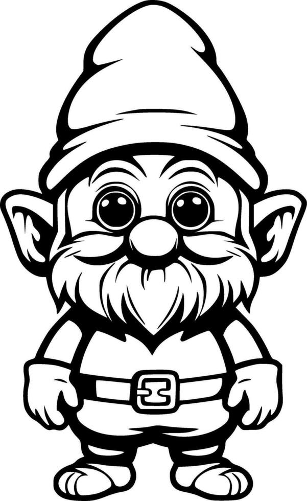 Cute Gnome Vector Illustration