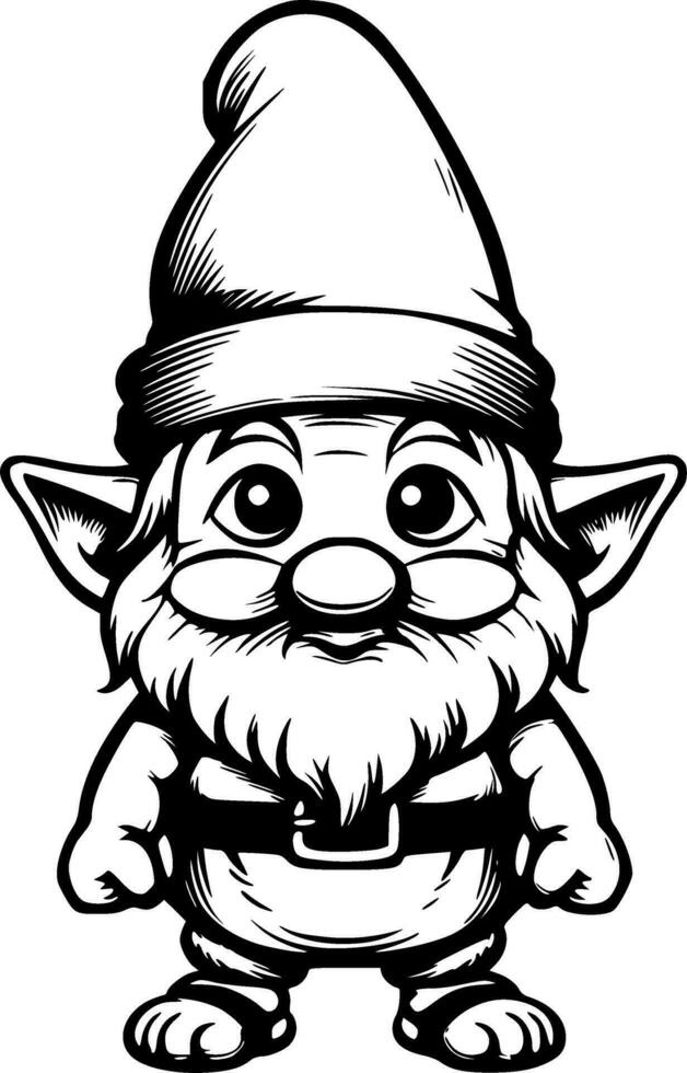 Cute Gnome Vector Illustration