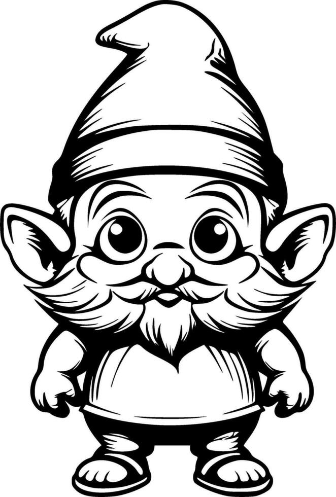 Cute Gnome Vector Illustration