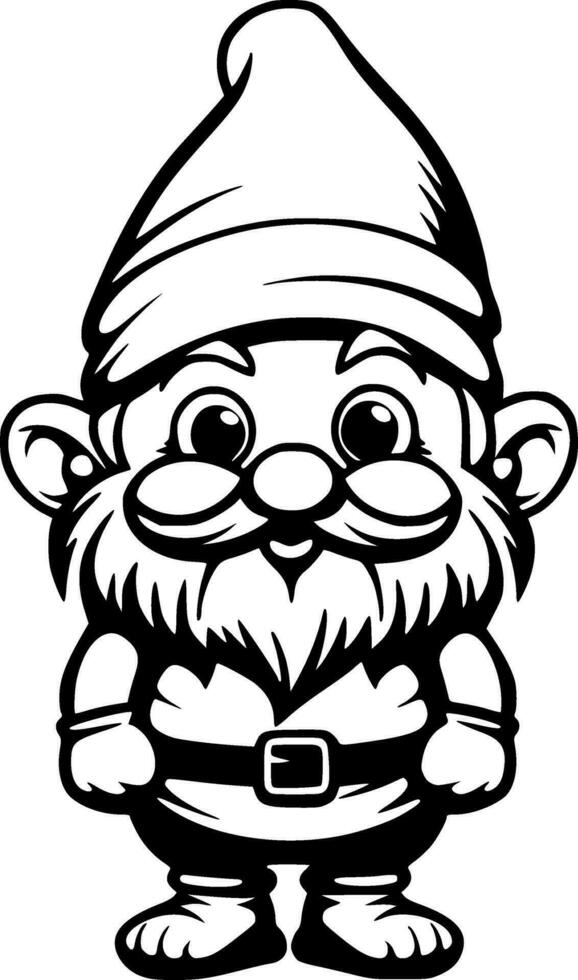 Cute Gnome Vector Illustration