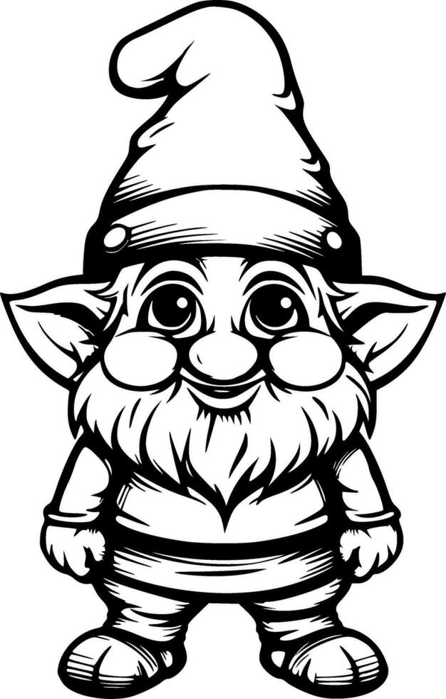 Cute Gnome Vector Illustration