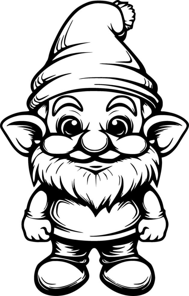 Cute Gnome Vector Illustration