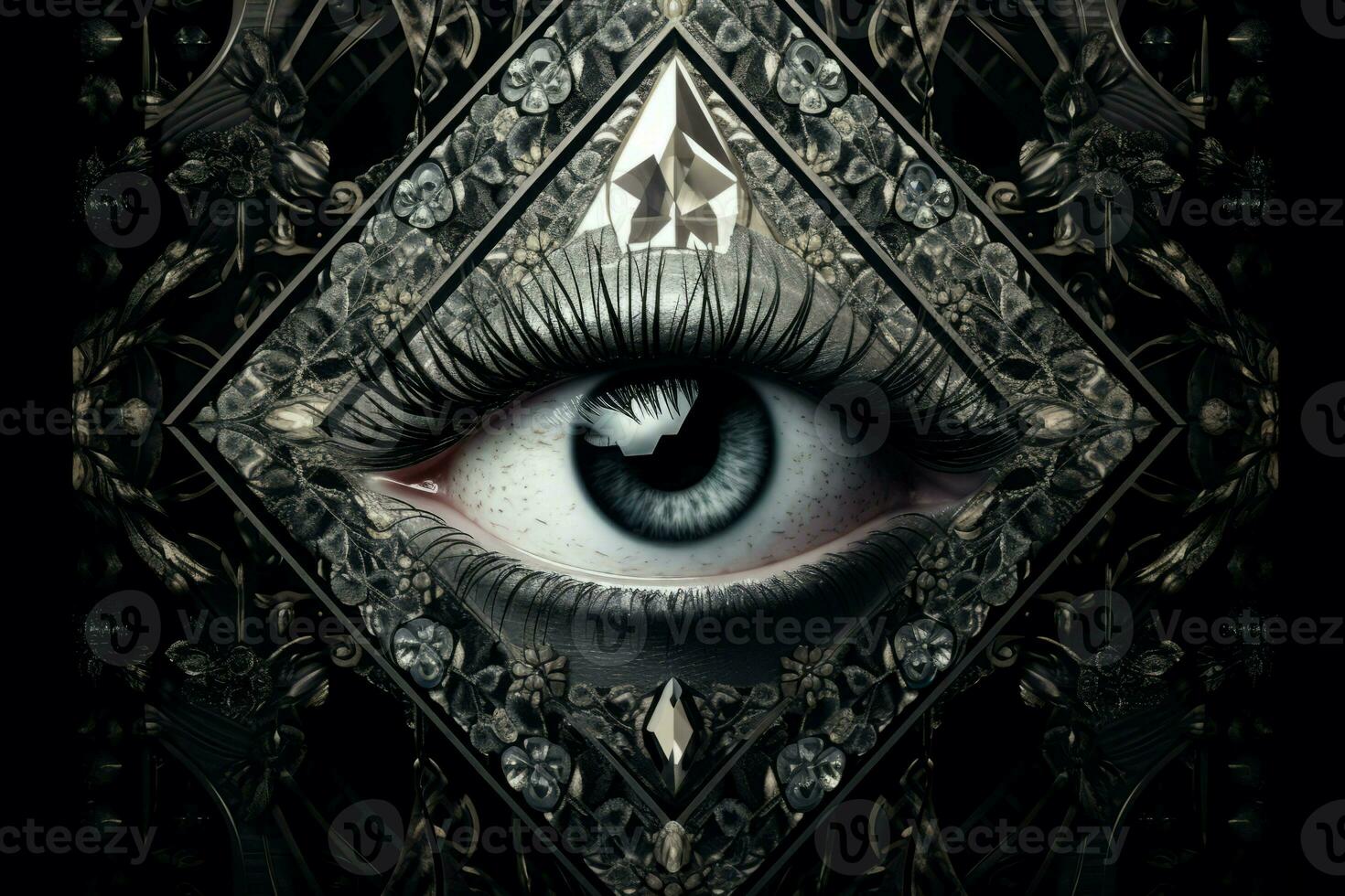 Third vision eye myth. Generate Ai photo