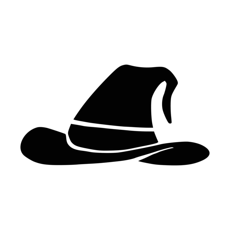 Witches Hat Silhouette vector