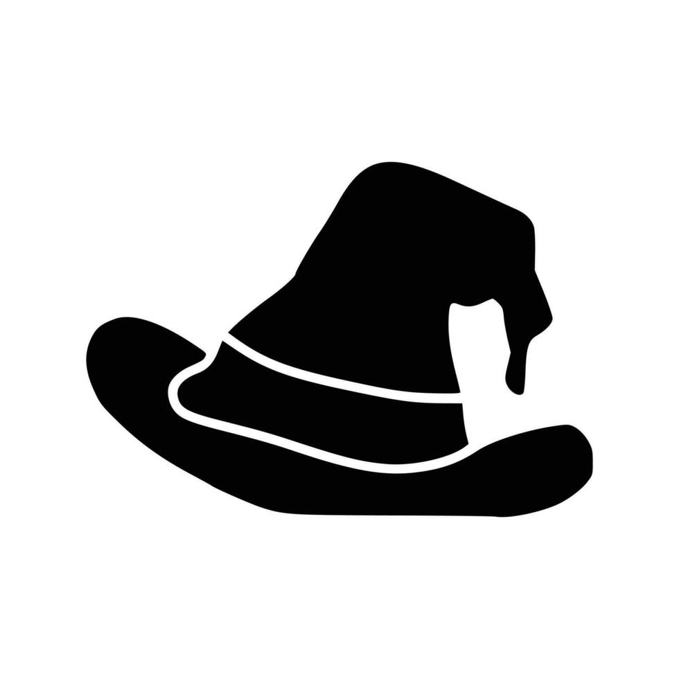 Witches Hat Silhouette vector