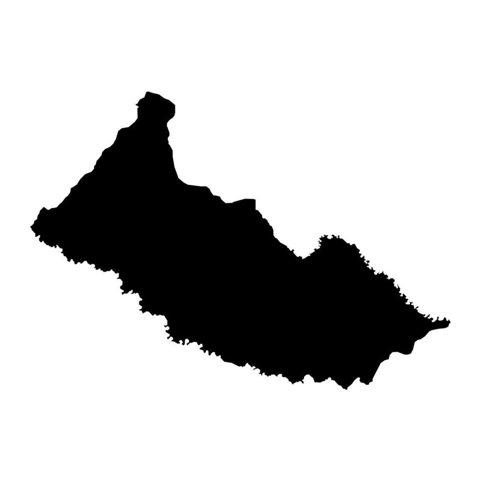 Caqueta department map, administrative division of Colombia. vector