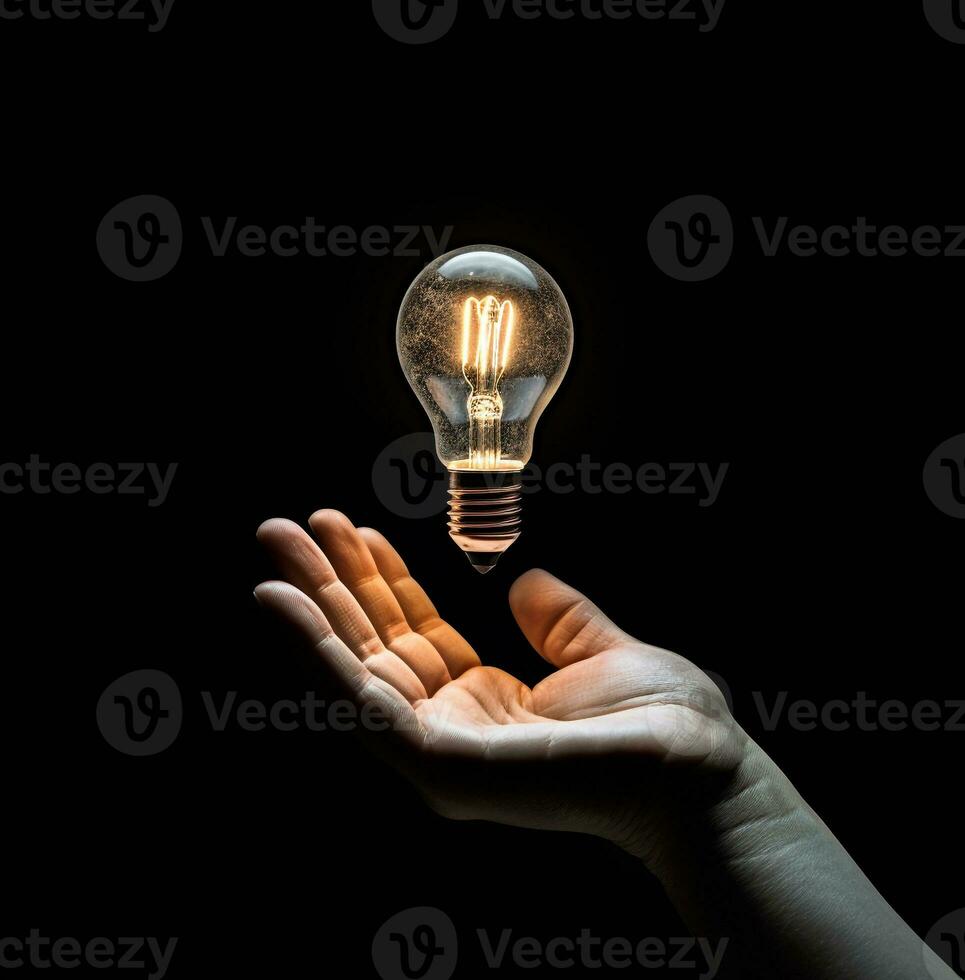 The hand reaches out from the darkness, business and marketing stock photos