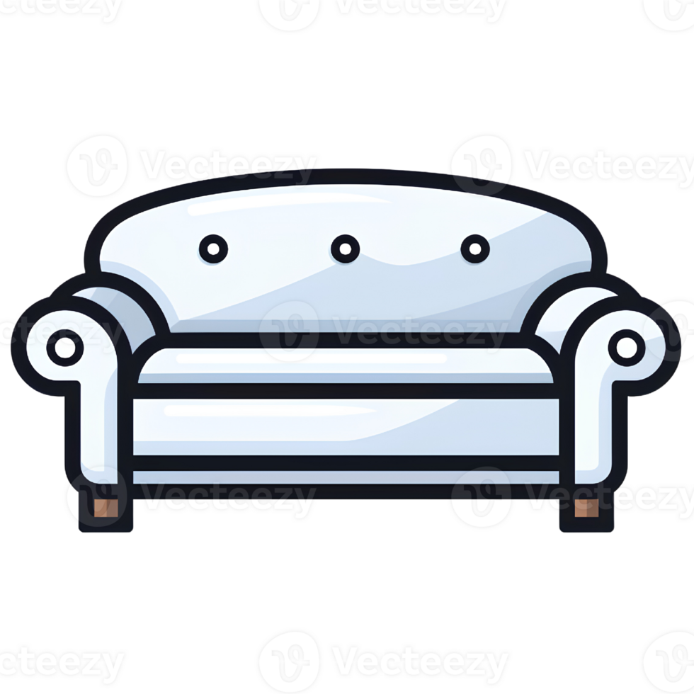 sofa illustration ai generate png