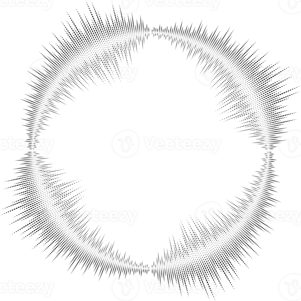 Circle sound wave. Audio music equalizer. Spectrum radial pattern and frequency frame. png