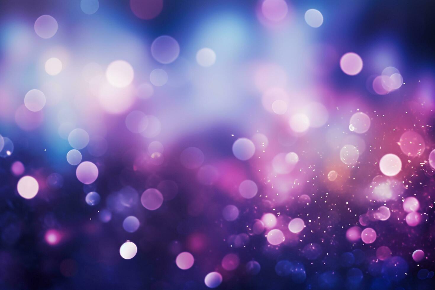 Bokeh background with purple and blue colors, Generative AI photo
