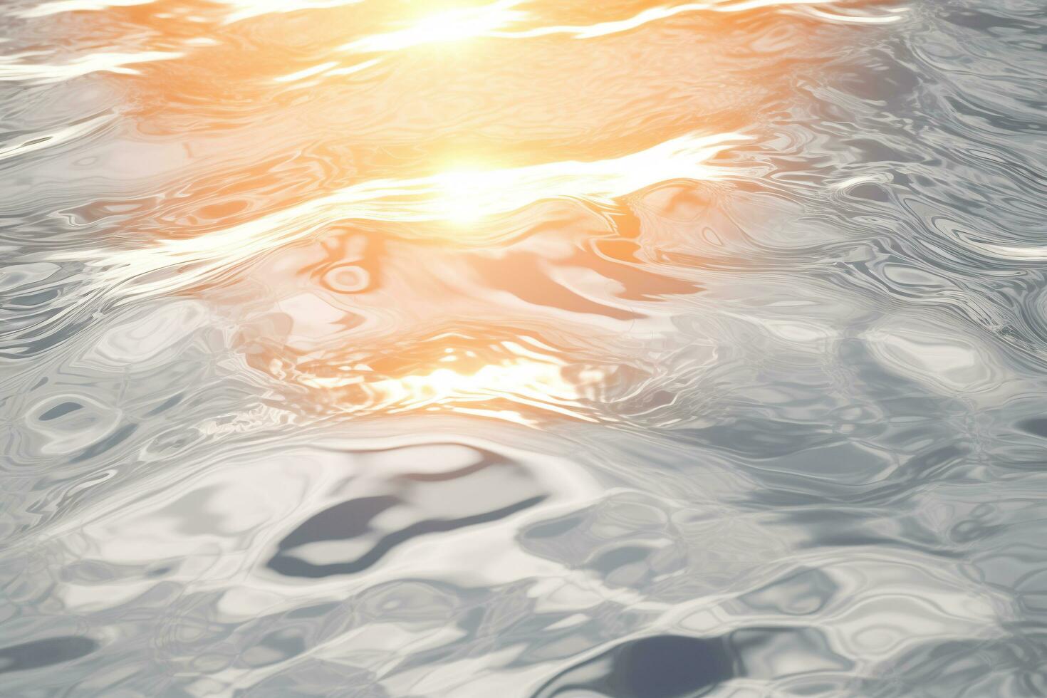 A close-up of a water surface, The water is smooth and reflective, Generative AI photo