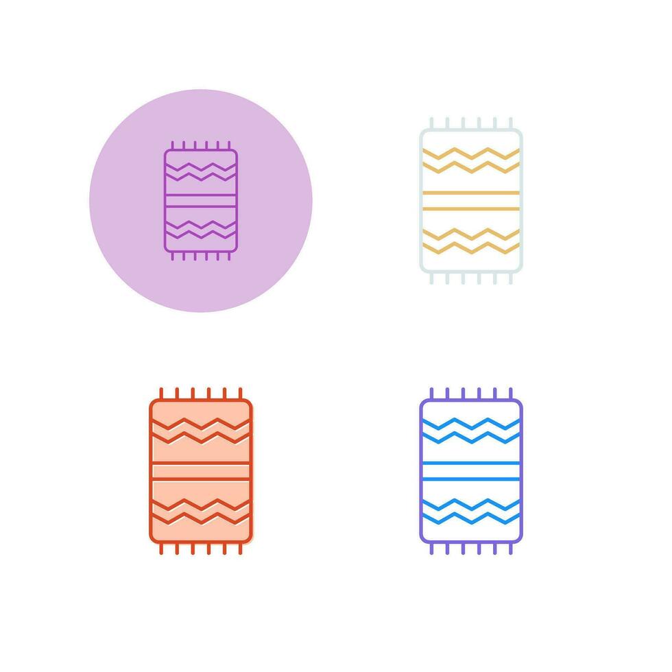 Beach Towel Vector Icon