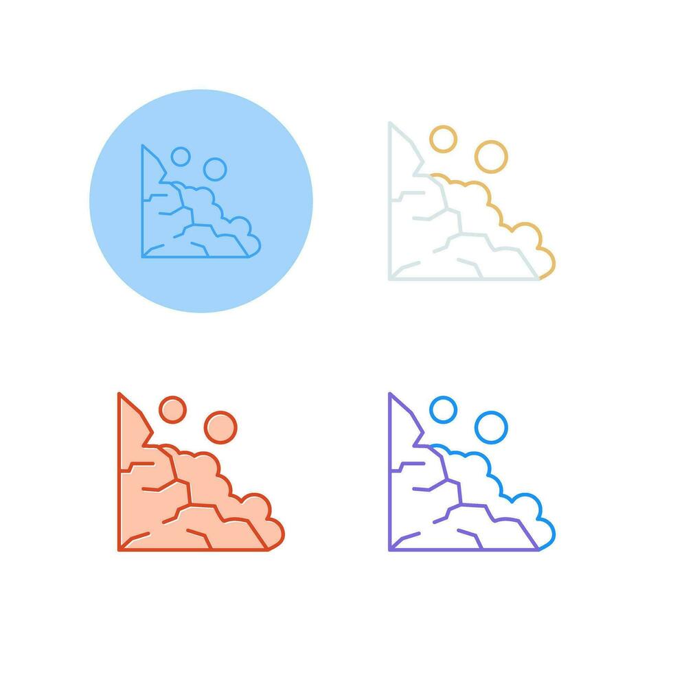 Landslide Vector Icon