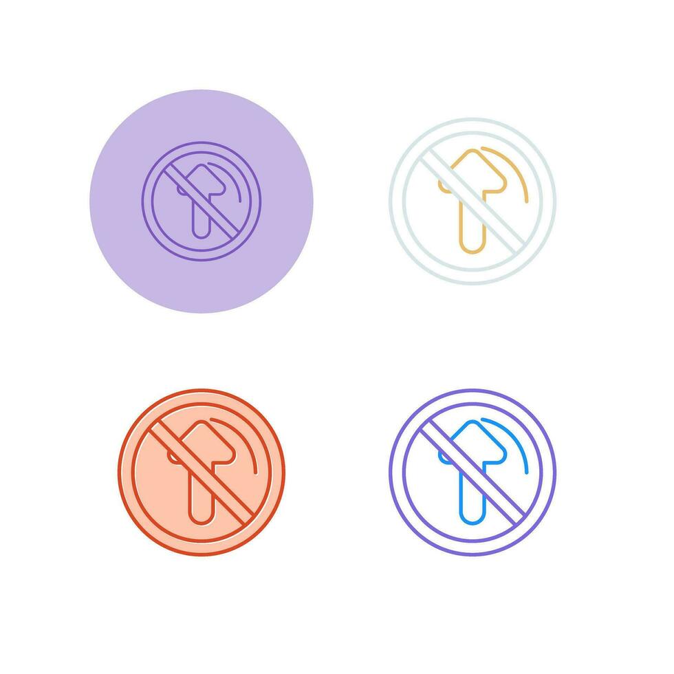 No Passing Vector Icon