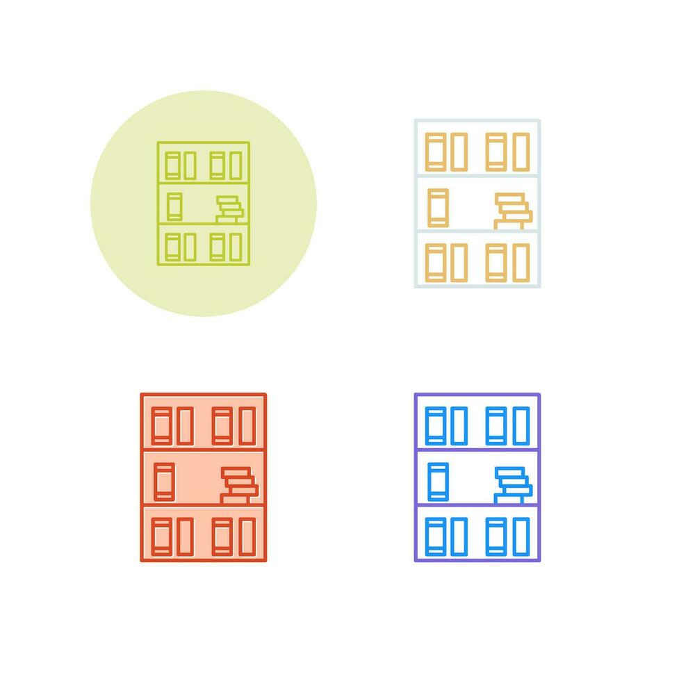 Book Shelf Vector Icon