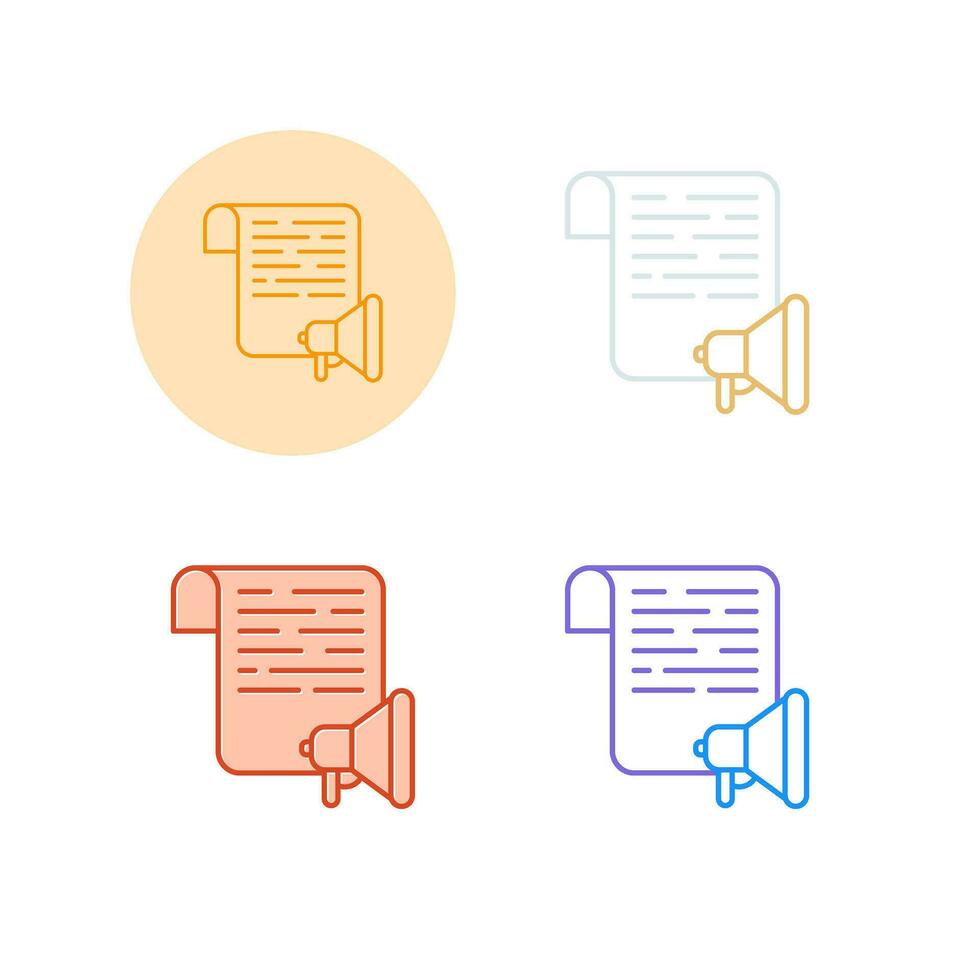 Copy writing Vector Icon