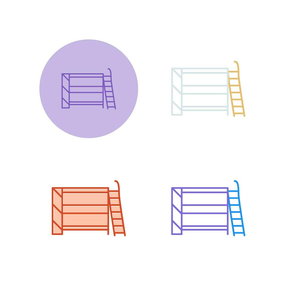Bunk bed Vector Icon