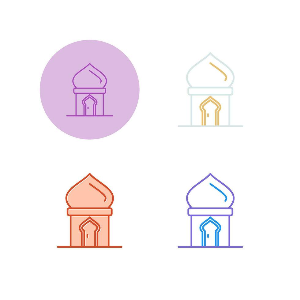 Masjid Door Vector Icon