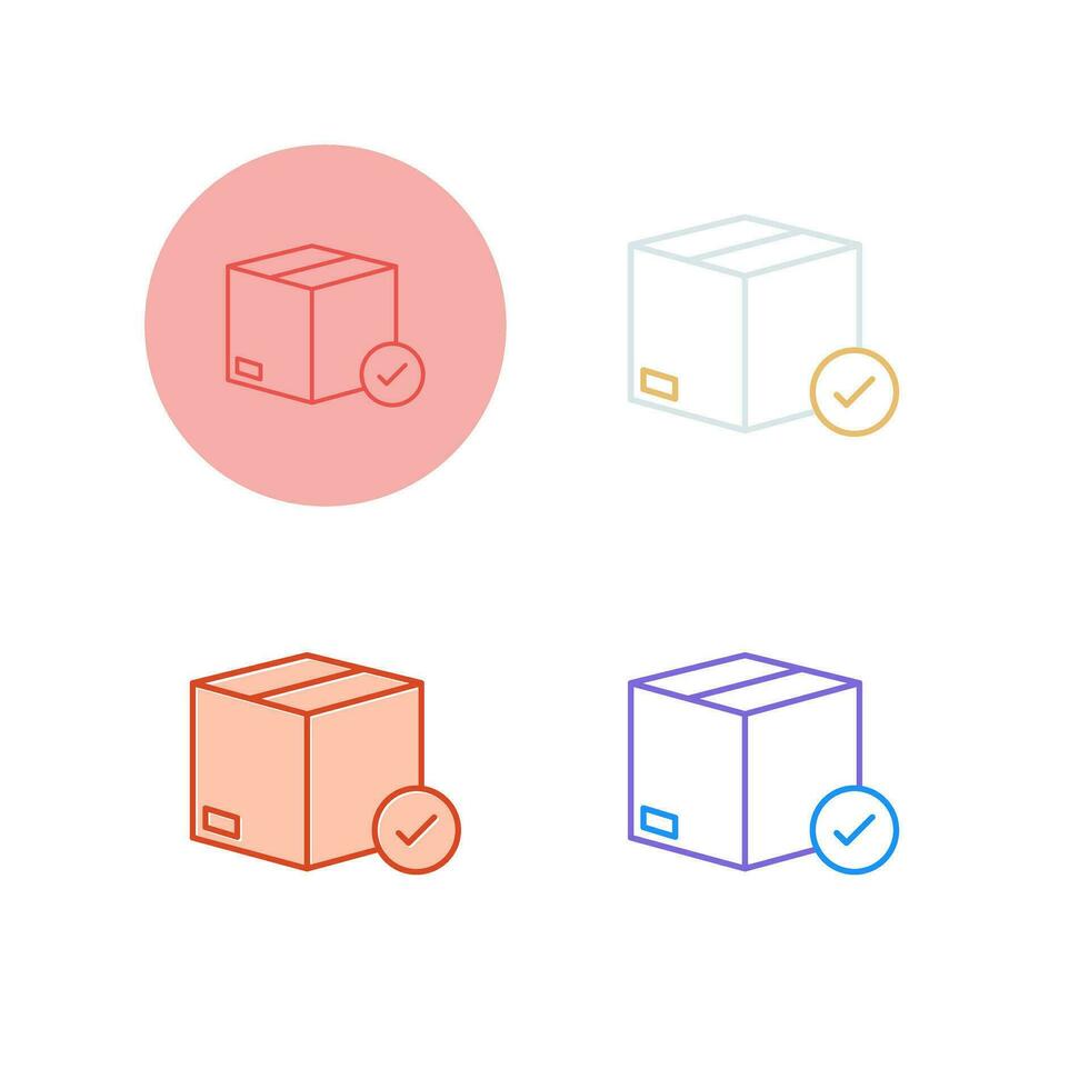 Valid Delivery of Packag Vector Icon