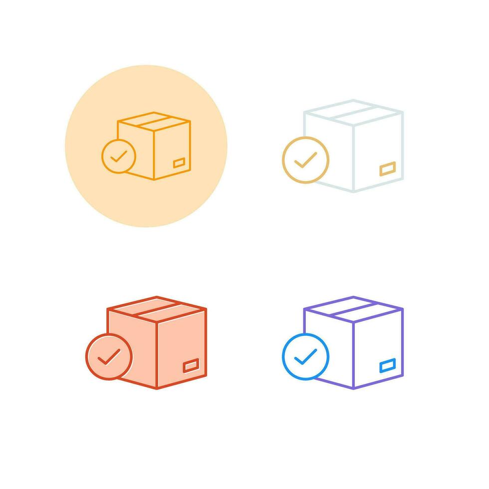 Package Delivered Vector Icon