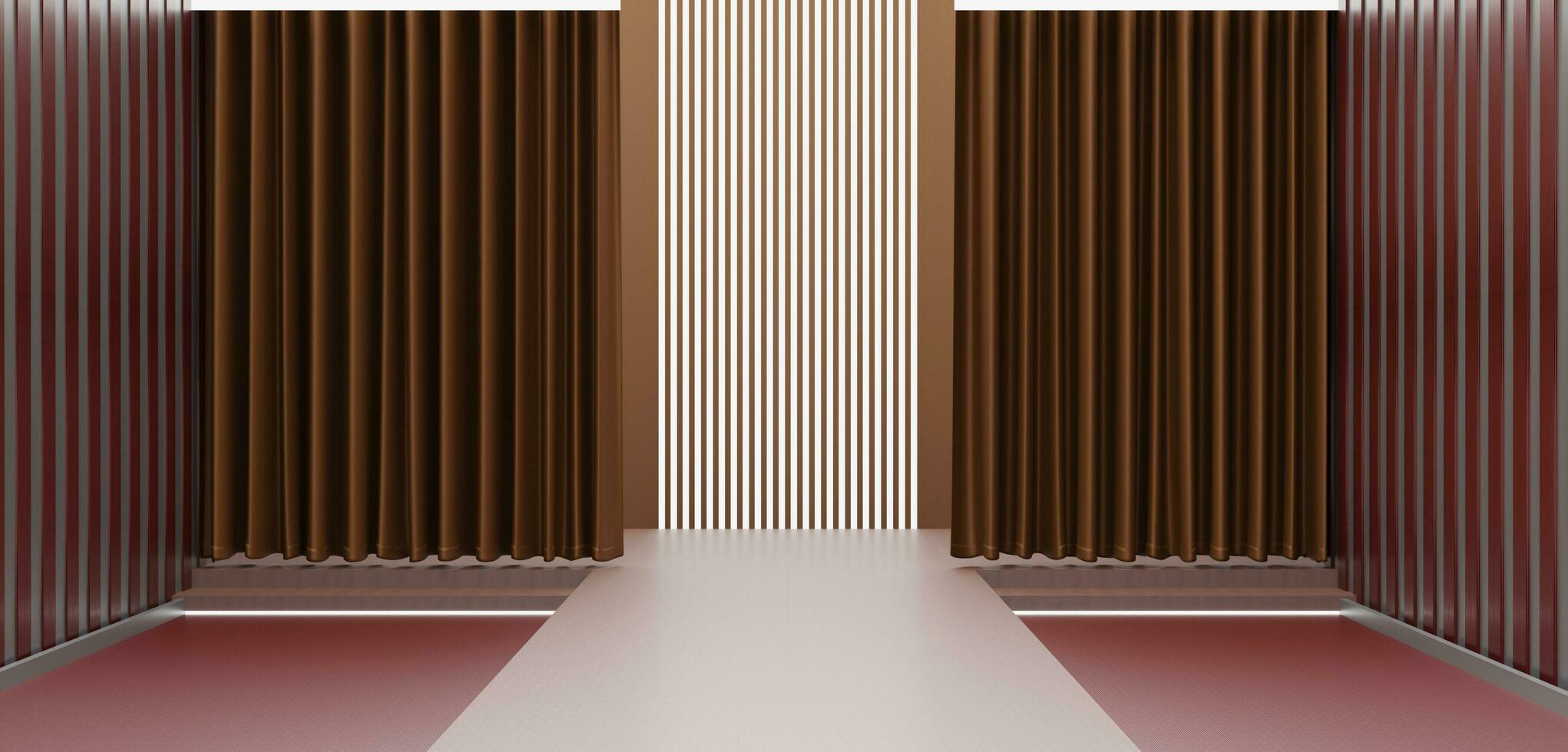 Stage product prop product placement Product display background  mockup Product Display Podium Floor and wall Curtains 3 d illustration photo