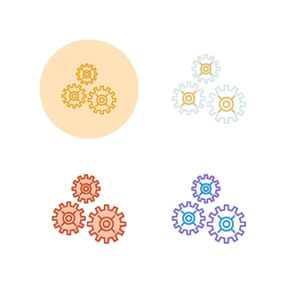 Multiple Cogwheels Vector Icon