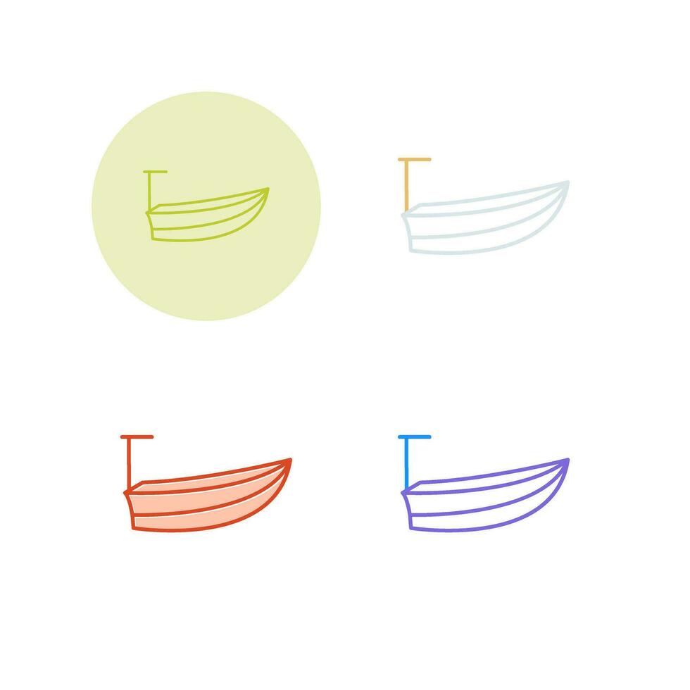 Small Boat Vector Icon
