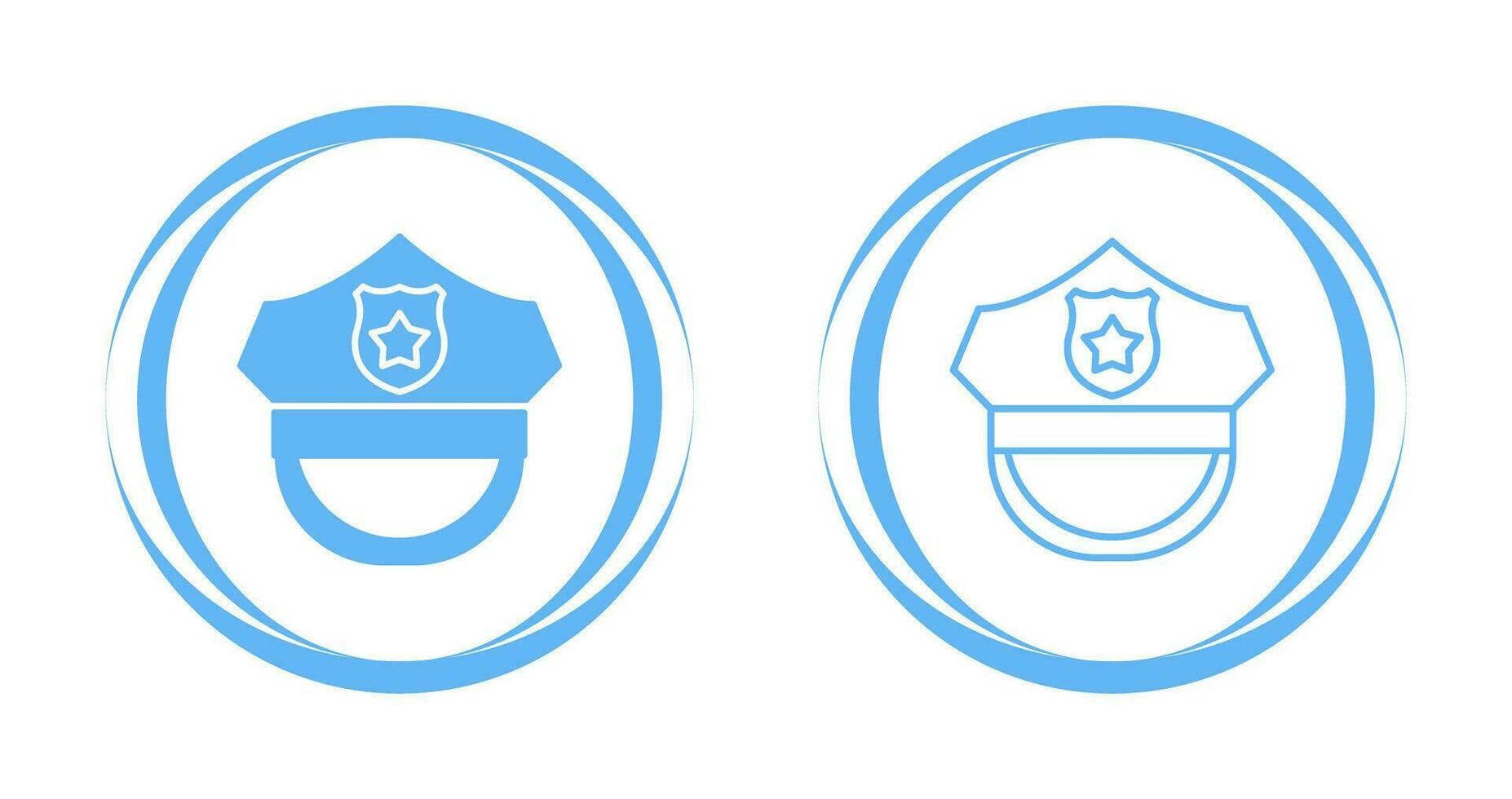 Police Hat Vector Icon