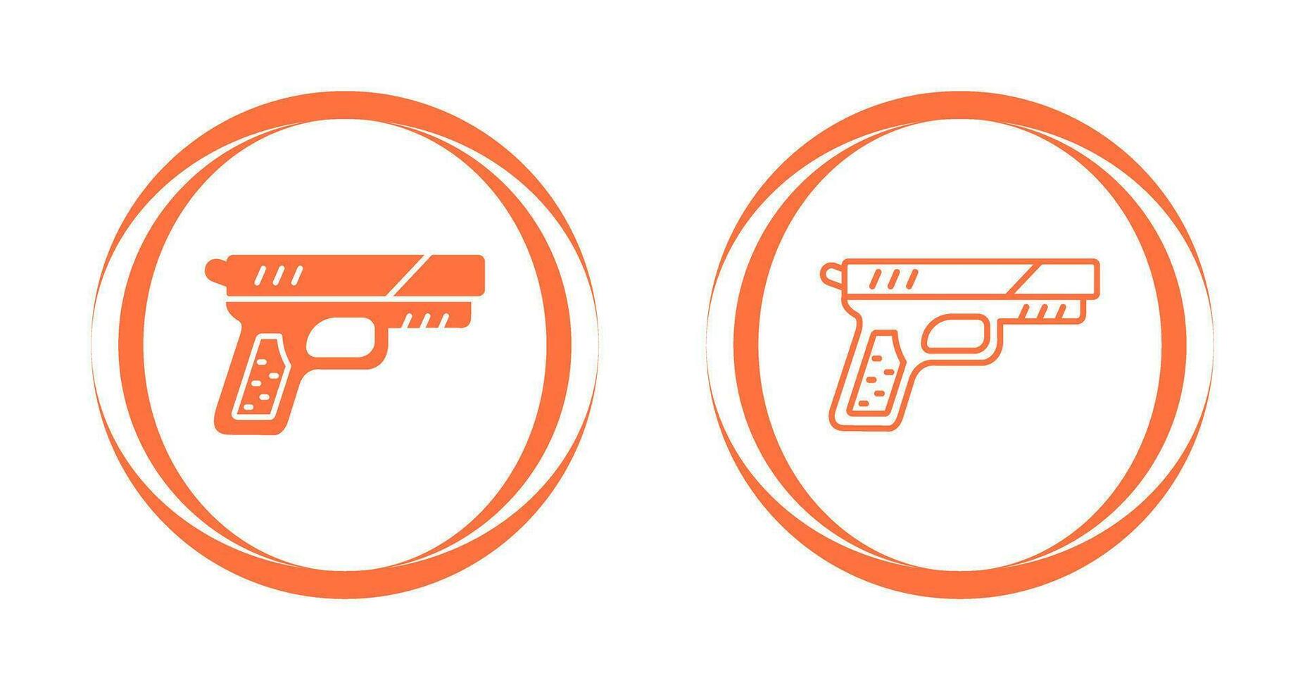 icono de vector de pistola