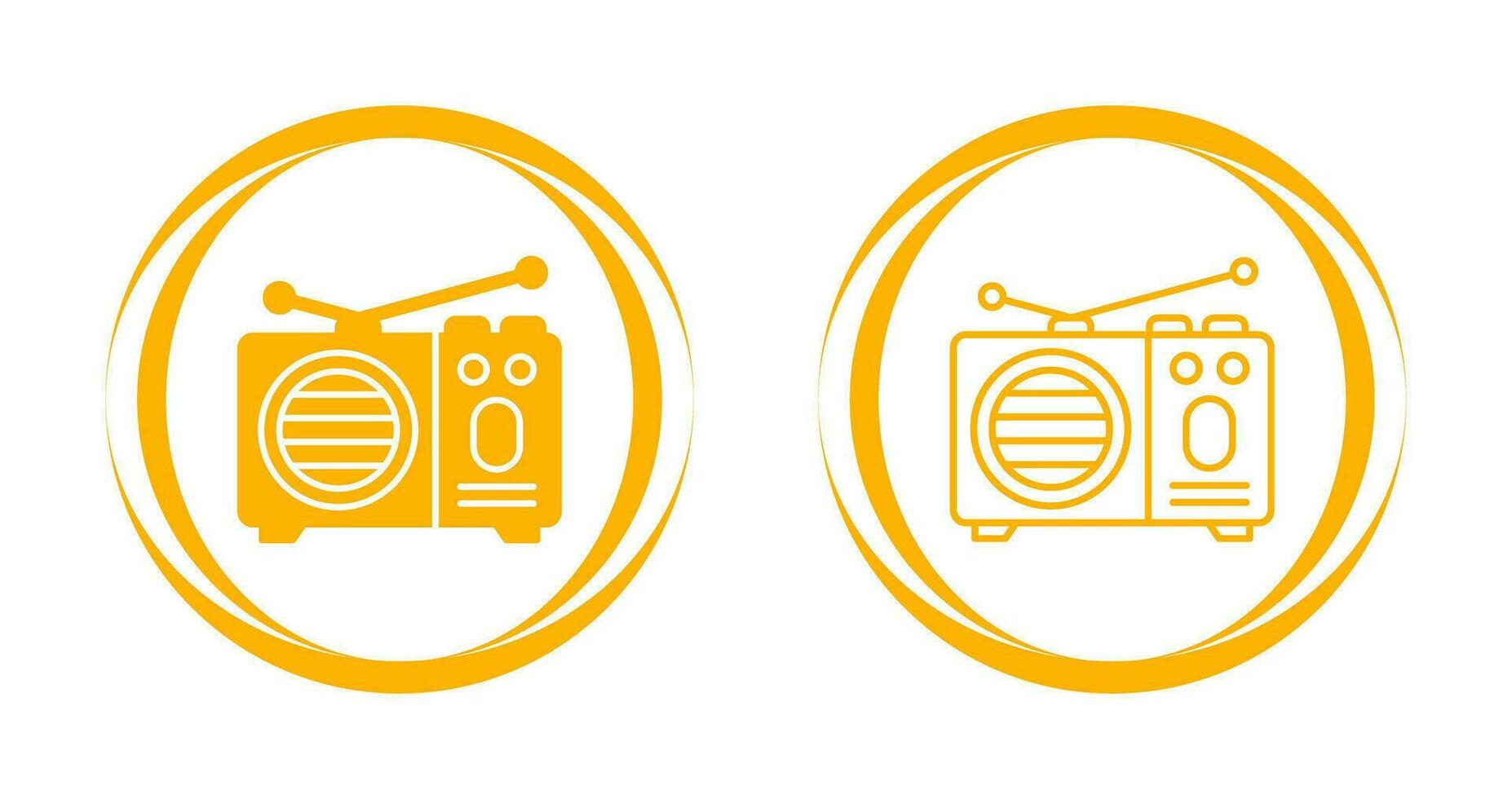 Radio Vector Icon