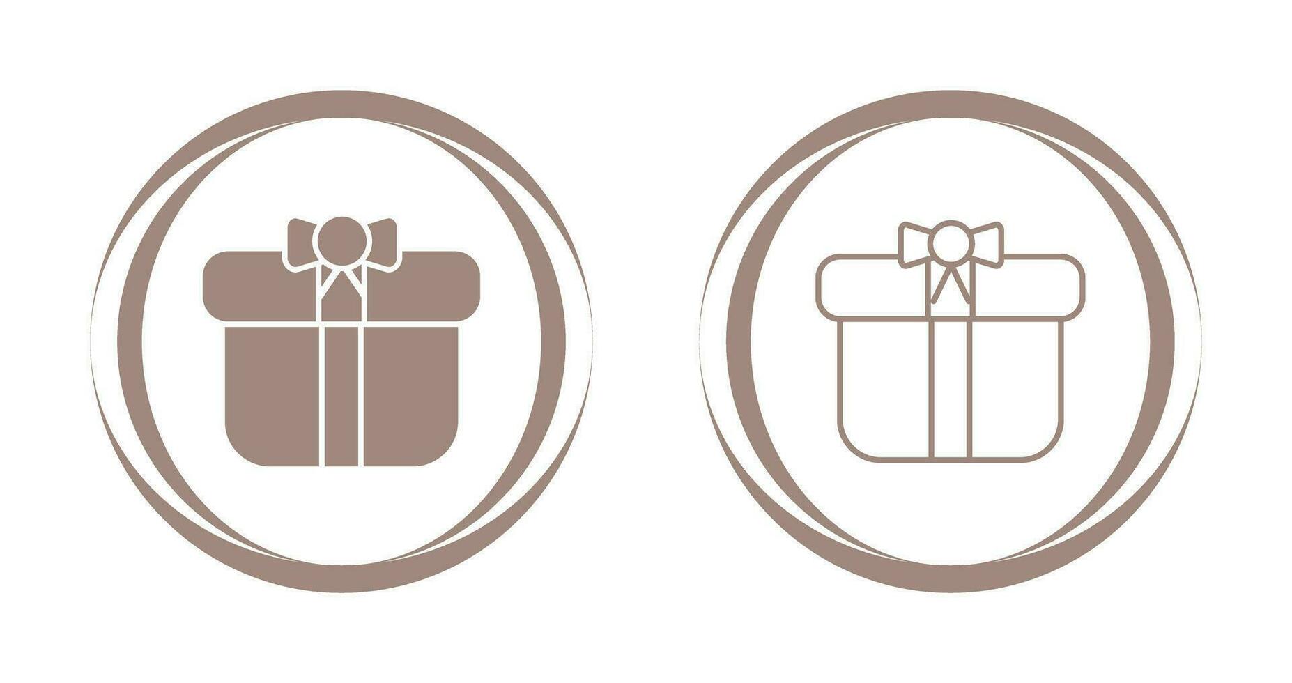 icono de vector de caja de regalo