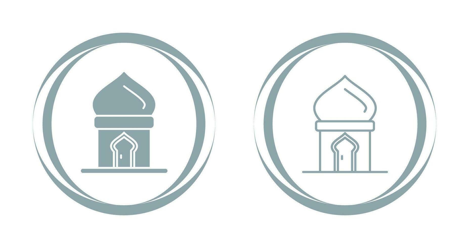 Masjid Door Vector Icon