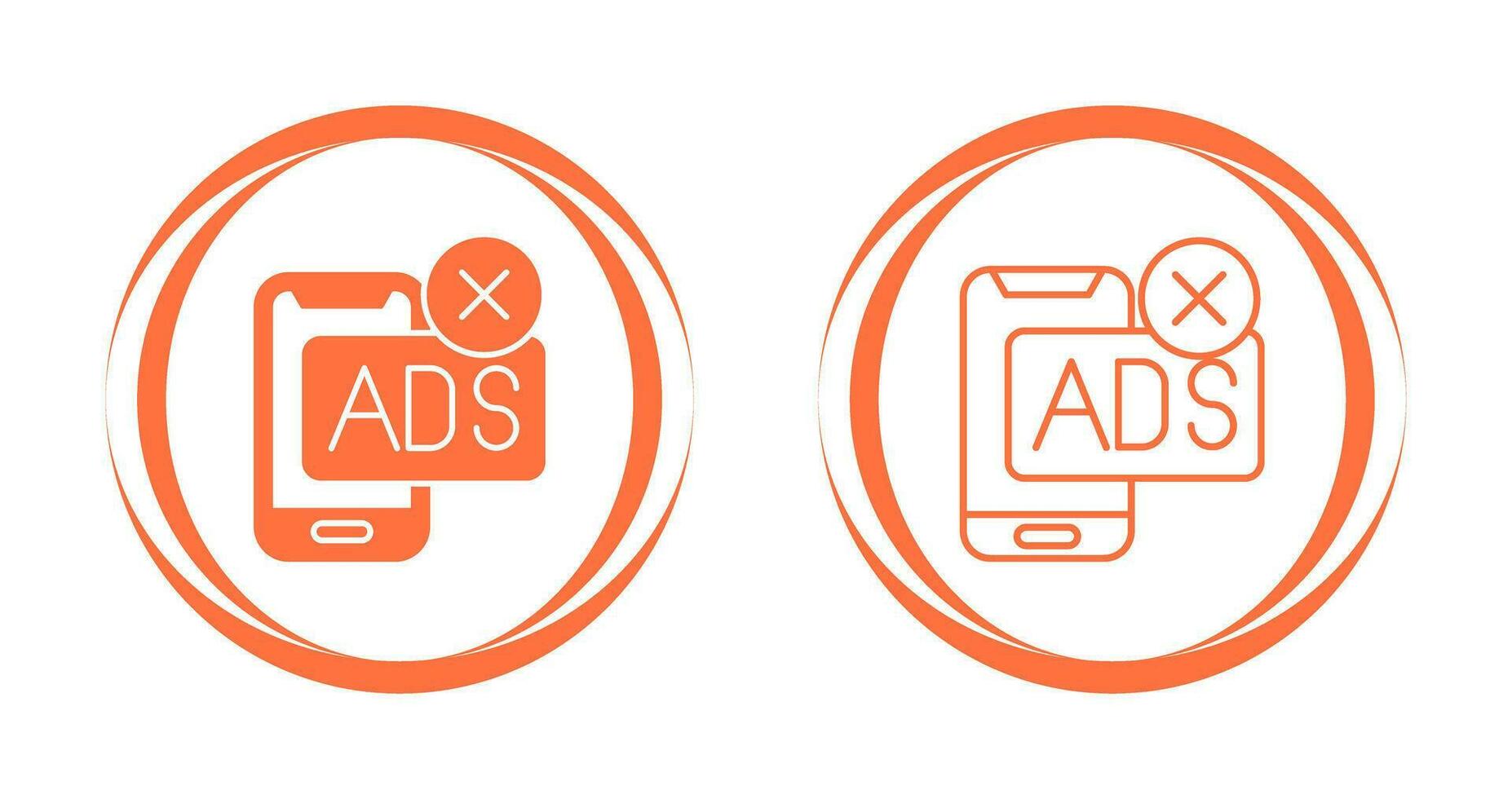 AD Block Vector Icon