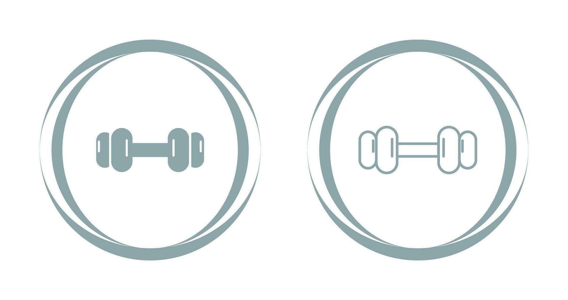 Dumbbells Vector Icon