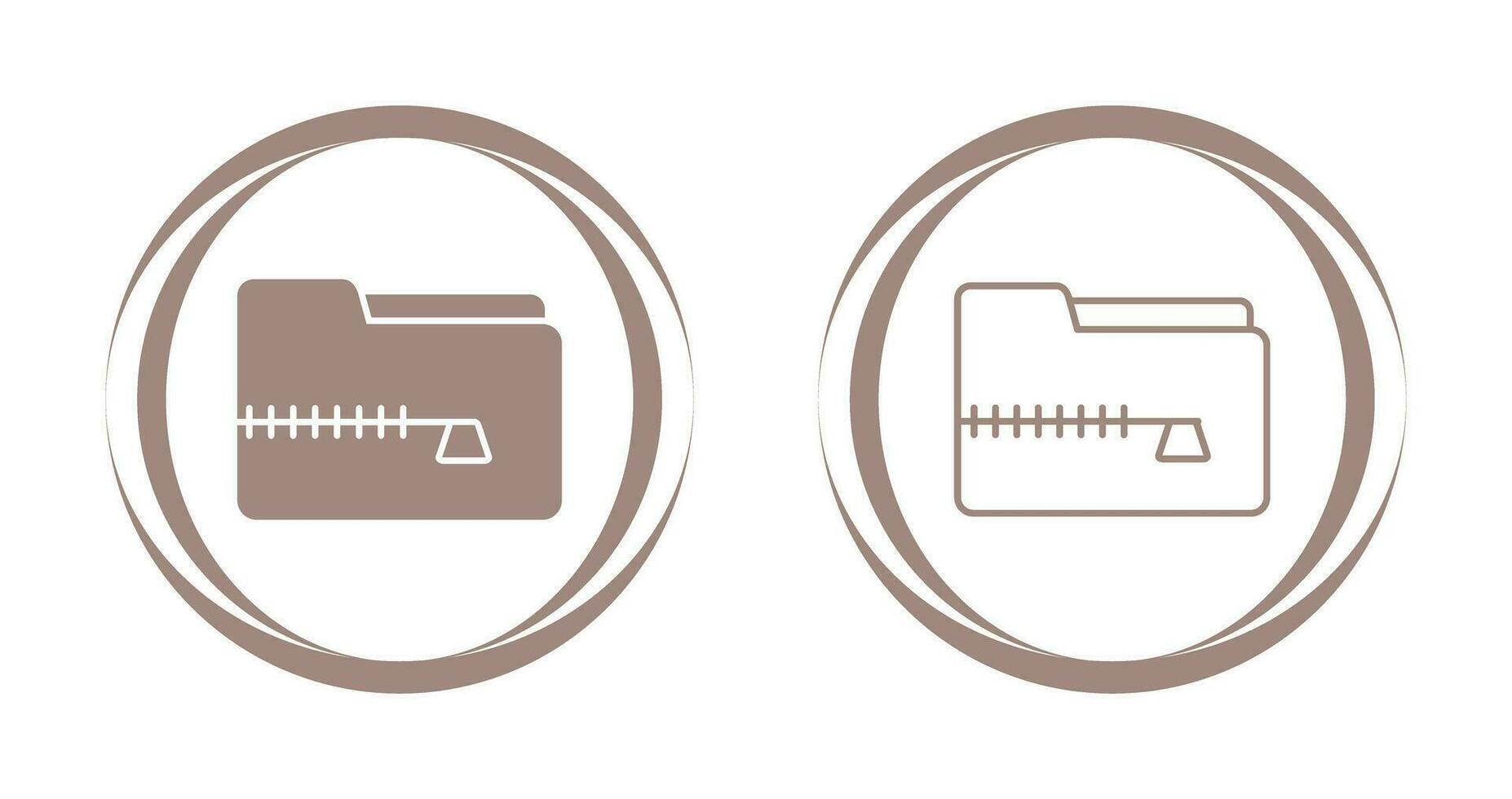 Zip File Vector Icon