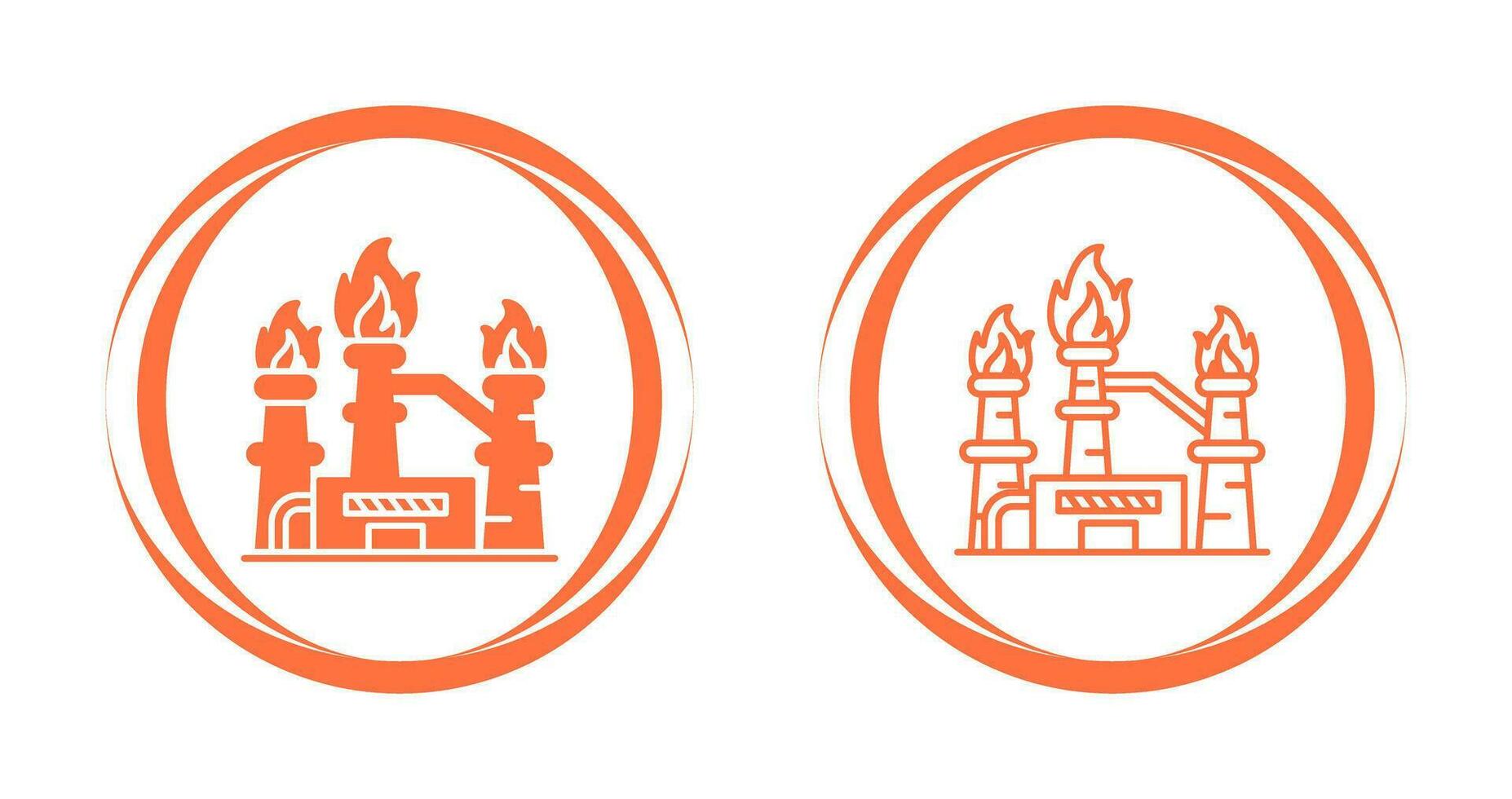 Natural Gas Vector Icon