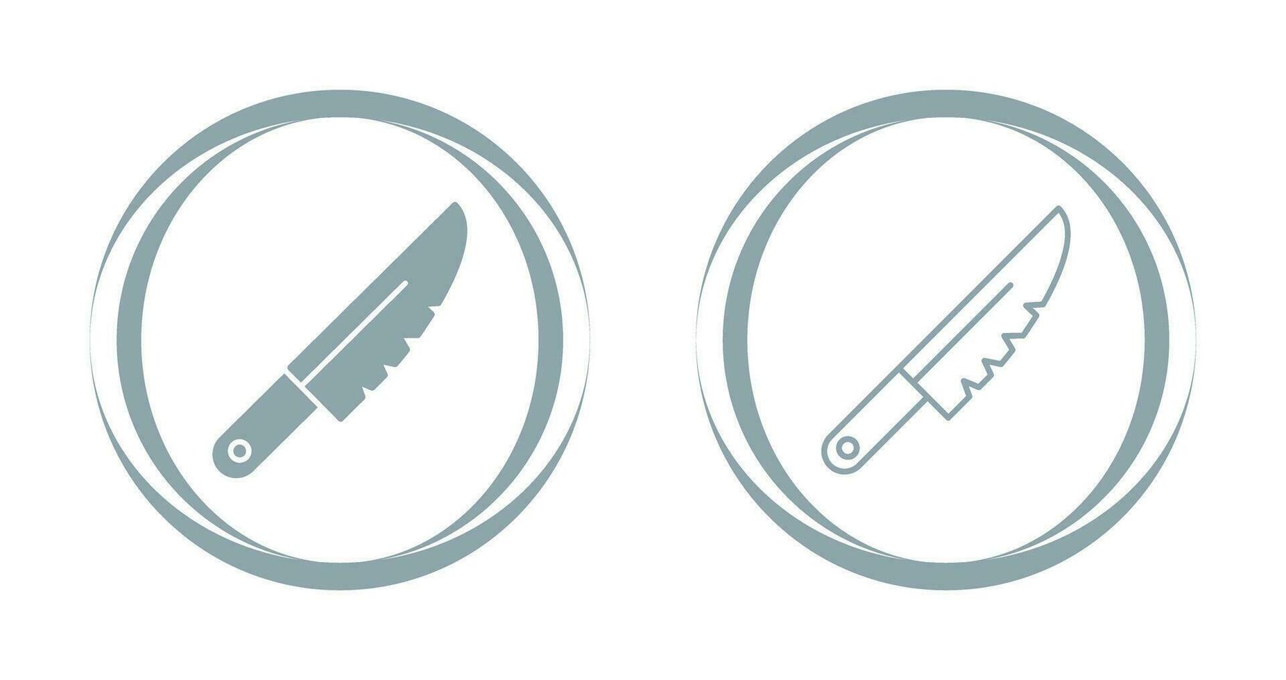 icono de vector de cuchillo