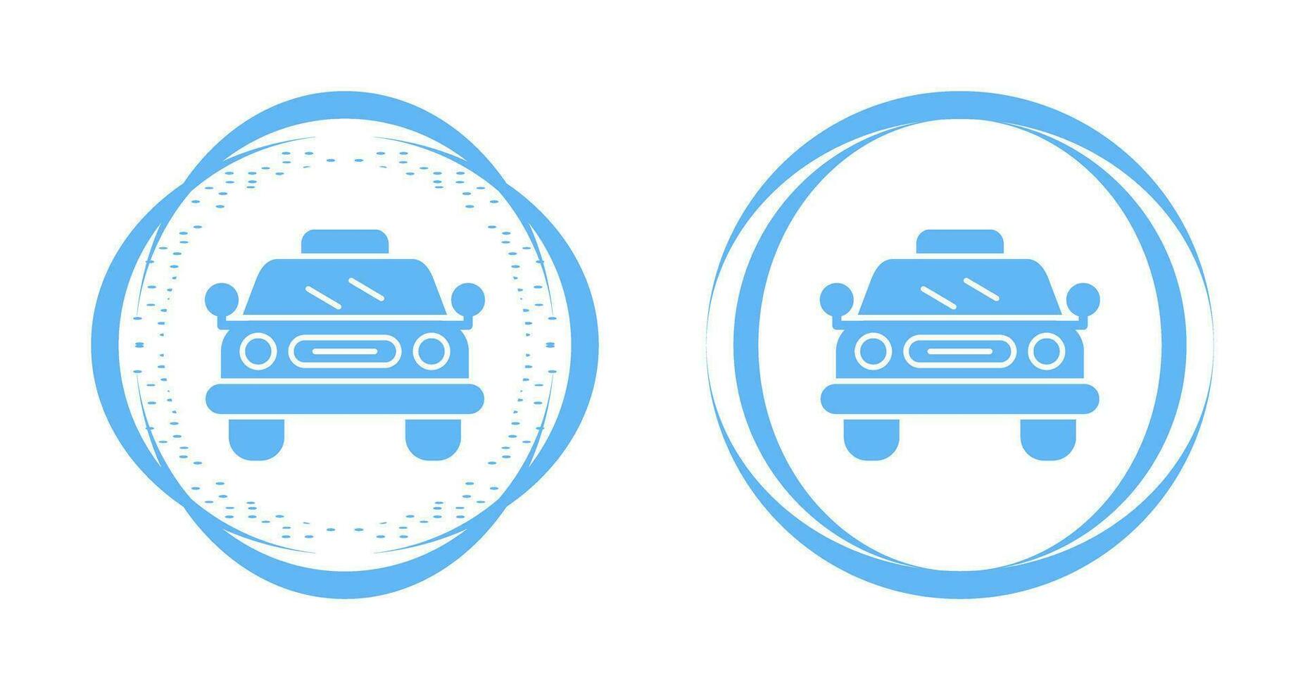 icono de vector de taxi