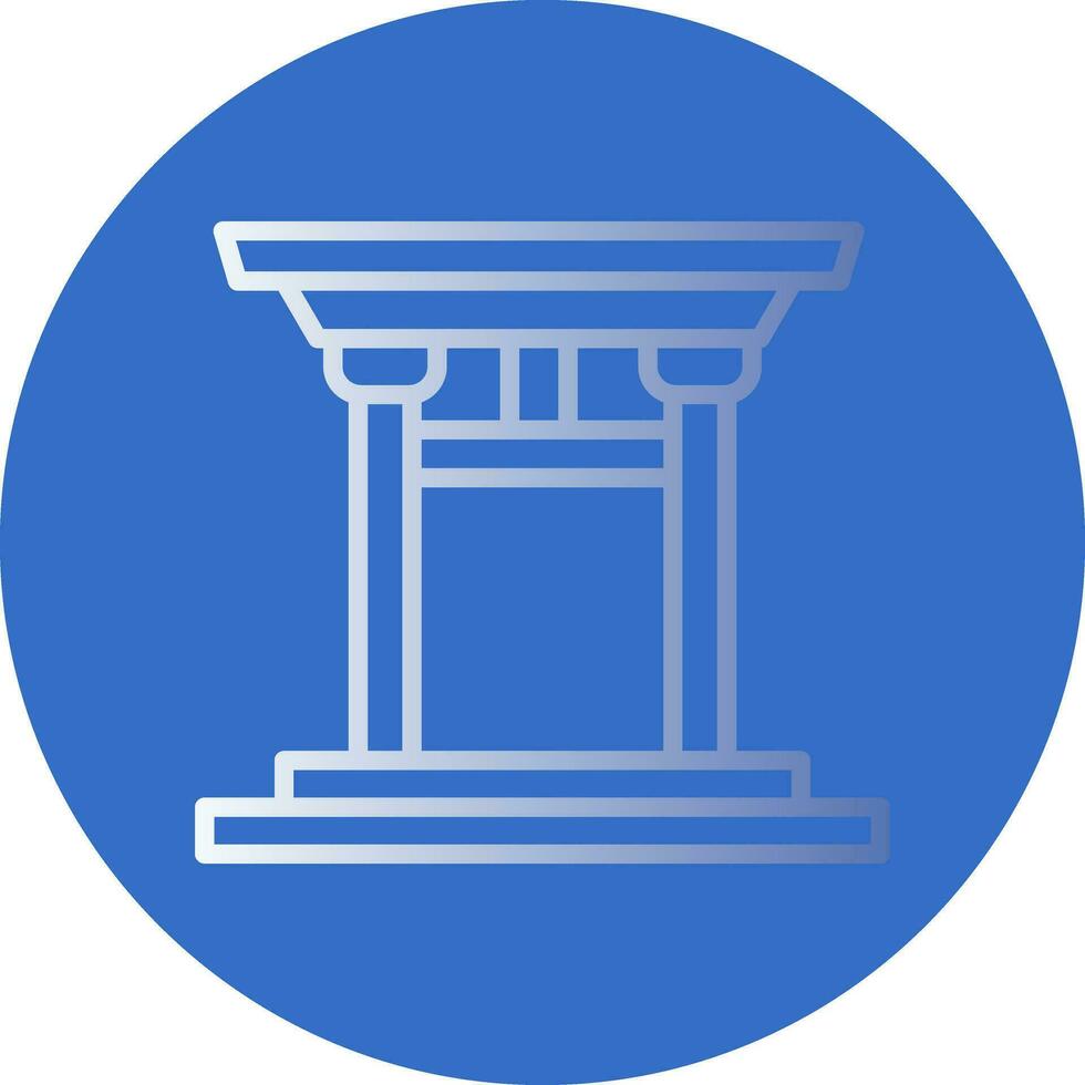 Torii gate Vector Icon Design