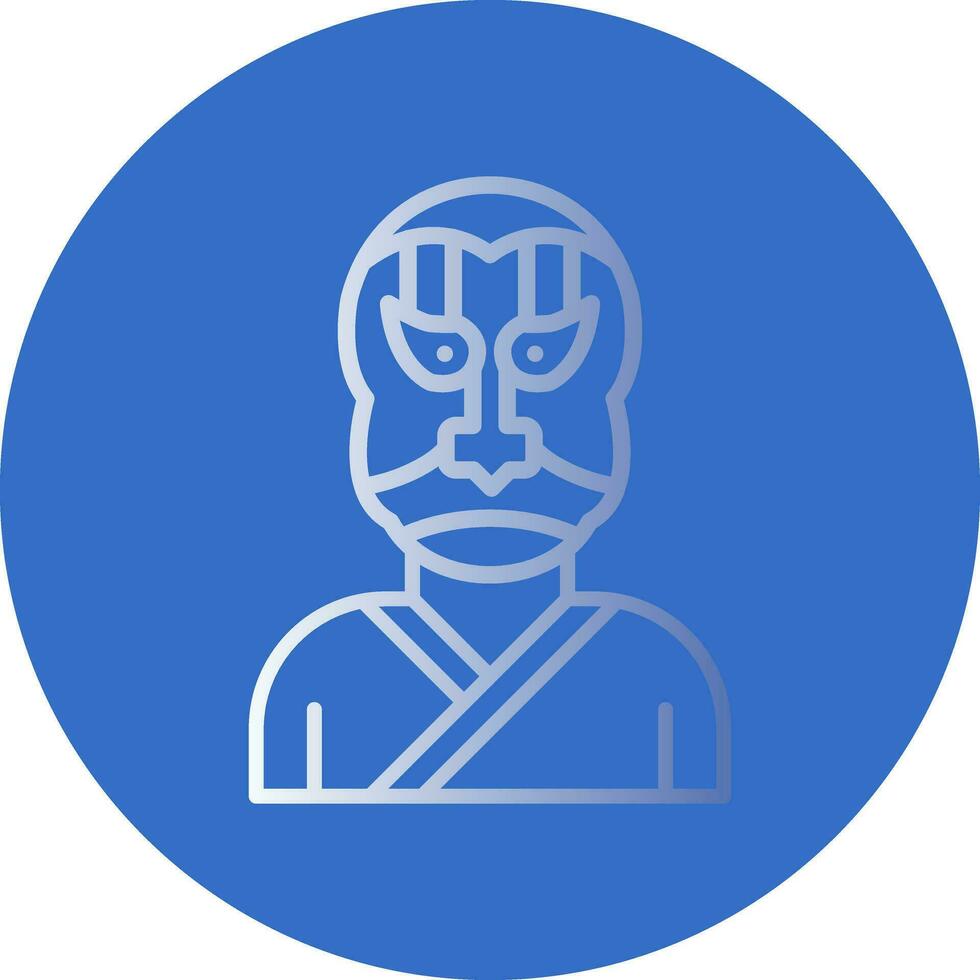 Kabuki Vector Icon Design