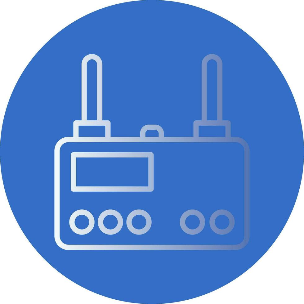 Wireless router Vector Icon Design